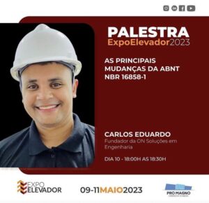 Palestra ExpoElevador 2023 - Engenheiro Carlos Eduardo
