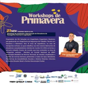 workshops de primavera - Engenheiro Carlos Eduardo